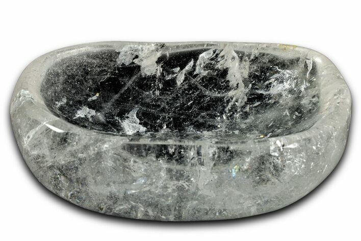 Polished Clear Quartz Dish - Madagascar #336425